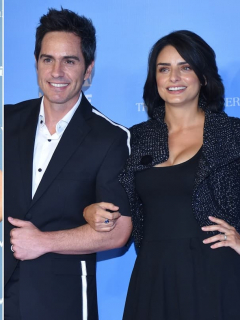 Sandra Echeverría, Mauricio Ochmann y Aislinn Derbez, actores.