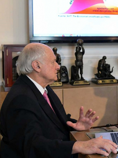 Manuel Elkin Patarroyo e Iván Duque