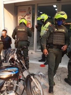 Asaltos en motos en Santa Marta
