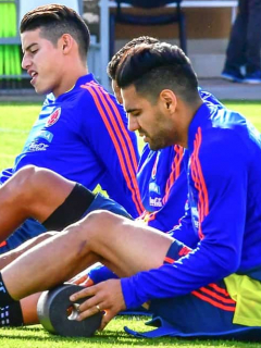 Selección Colombia, James Rodríguez y Falcao García