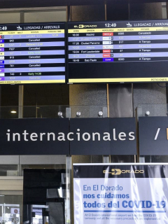 Aeropuerto El Dorado.