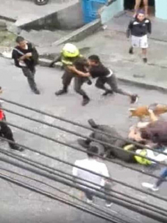 Ataque a policias en Risaralda
