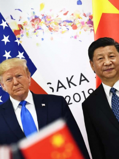 Xi Jinping, presidente de China, y Donald Trump