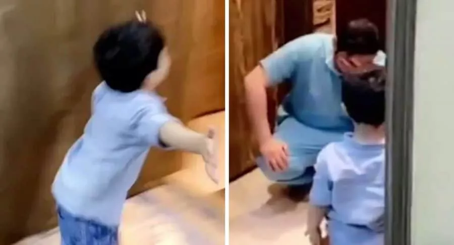 Enfermero que no abrazó a su hijo