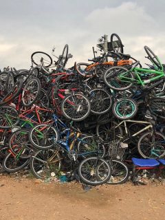 Bicicletas abandonadas en Bogotá,