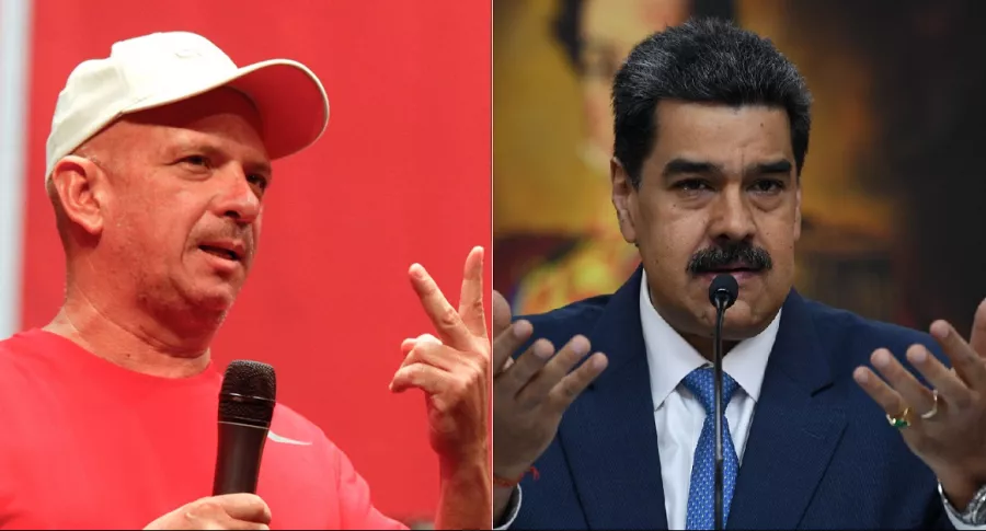 Hugo Carvajal, general (r), y Nicolás Maduro, presidente de Venezuela.