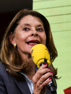 Marta Lucía Ramírez, vicepresidenta.