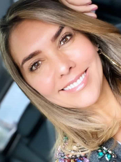 Mónica Rodríguez, presentadora.