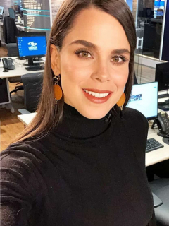 Andreina Solórzano, presentadora.