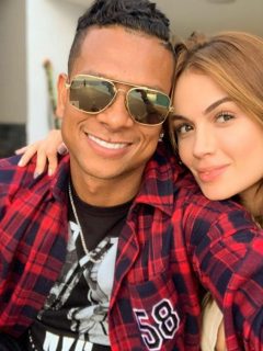 Fredy Guarín, futbolista, y Sara Uribe, presentadora.