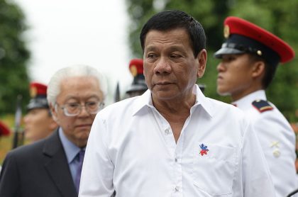 Rodrigo Duterte, presidente de Filipinas