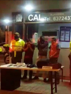 Sujetos que atracaron bus del SITP, en Bogotá