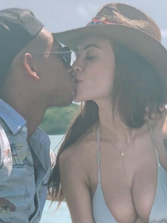 Fredy Guarín, futbolista, y Sara Uribe, presentadora.