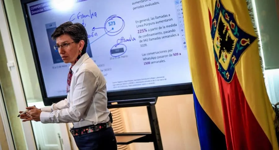 Claudia López le sigue pidiendo al Gobierno que ayude con crisis de venezolanos