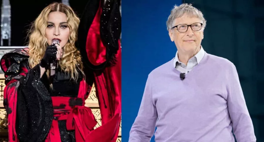 Madonna y Bill Gates