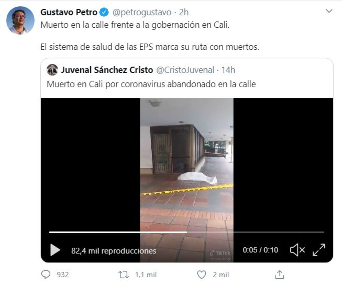 Petro Fake News coronavirus