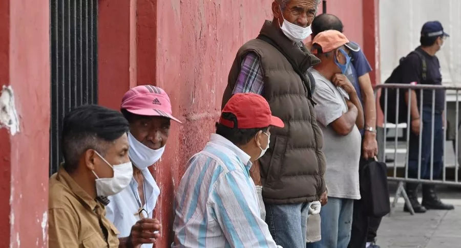 Habitantes de calle en Lima, Perú, durante la pandemia del coronavirus