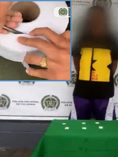 Hombre capturado por camuflar droga en rollo de papel higiénico