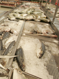 Venta de pescado durante en Semana Santa