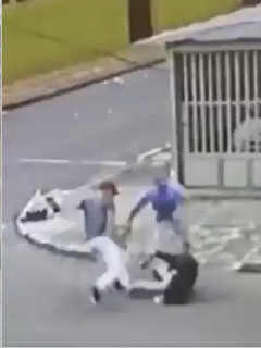 Asalto en medio de cuarentena.