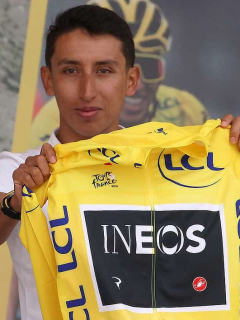 Egan Bernal, candidato de Contador para el Tour