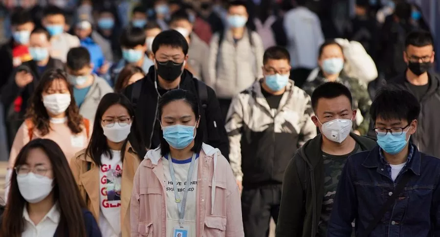 Pekín, China, durante la crisis del coronavirus.