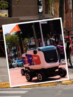 Robots de Rappi empiezan a entregar domicilios en Colombia.