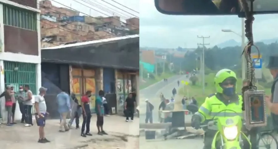 Denuncian retenes ilegales de civiles en Bogotá.