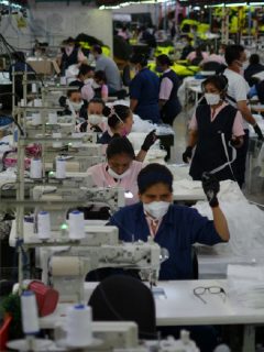 Trabajadores en Colombia.