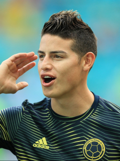 James Rodríguez, futbolista.