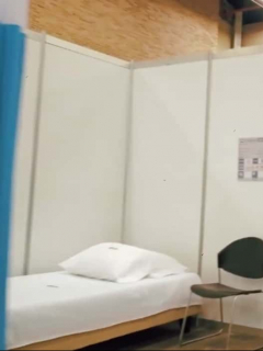Hospital transitorio en Corferias.