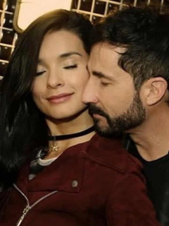 Paola Rey y Juan Carlos Vargas, esposos y actores.