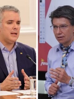 Iván Duque y Claudia López