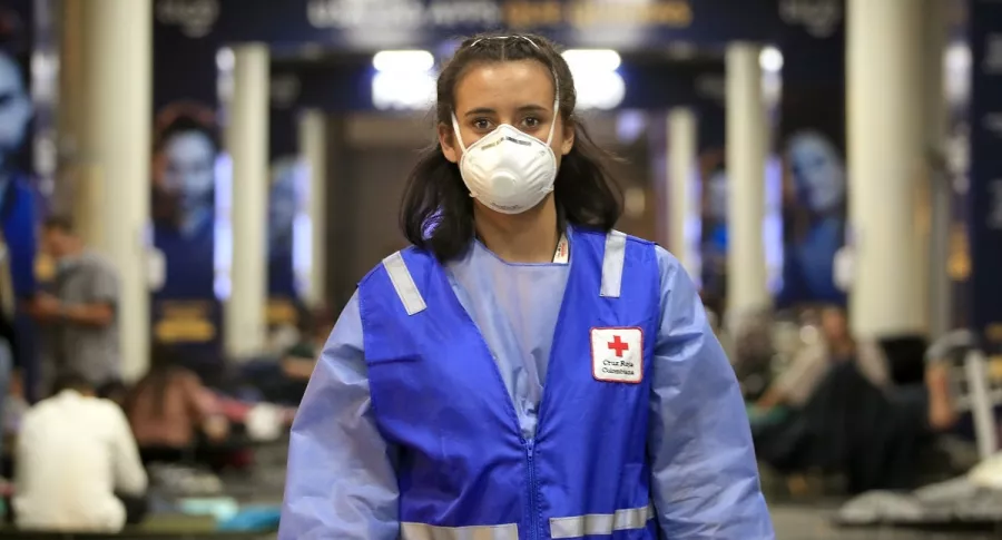 Cruz Roja colombiana, durante la pandemia de COVID-19