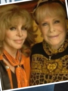 Verónica Castro y su mamá