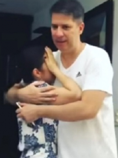 Pastor Arrázola y su esposa.