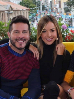 Sandra Mazuera, Marcelo Cezan y George Pinzón