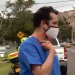 Médico denuncia que manifestantes lo agredieron en Bogotá