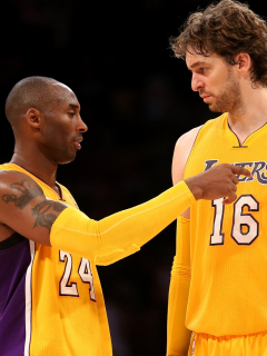 Kobe Bryant y Pau Gasol