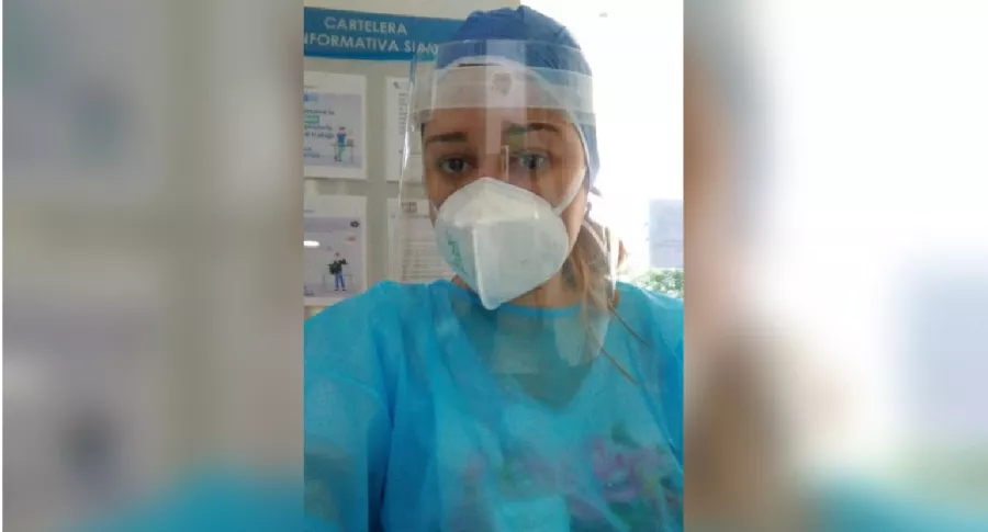 Enfermera discriminada en Santa Marta.