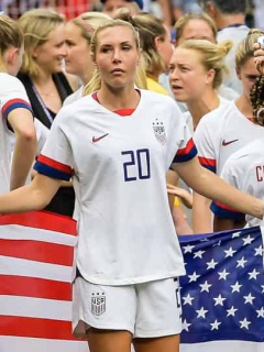 Jugadoras de la Selección femenina de fútbol de Estados Unidos, campeona mundial