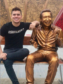 Martín Elías y Moisés Díaz, hijos de Diomedes Díaz.