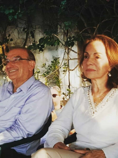 Humberto de la Calle y su esposa Rosalba