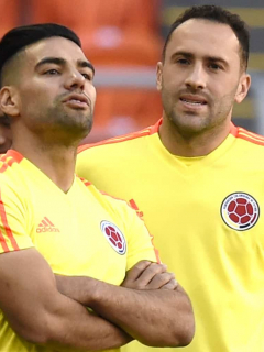 Falcao García y David Ospina - Selección Colombia