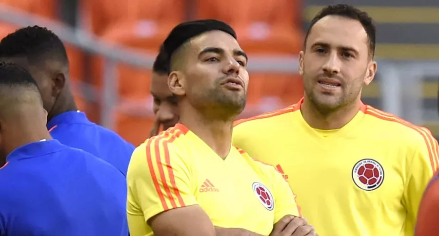 Falcao García y David Ospina - Selección Colombia