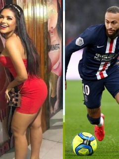 Neymar y cantante Flay