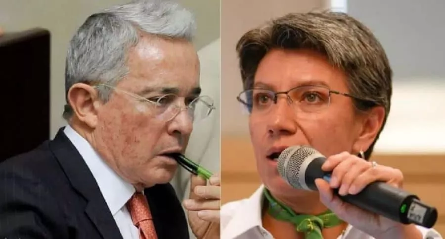 Álvaro Uribe habla de contratos y señala a Claudia López
