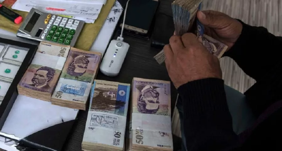 Dinero colombiano, imagen de referencia.