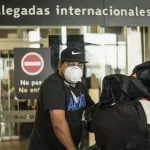 Colombians return to Colombia through Bogotá's El Dorado airport during the COVID-19 pandemic