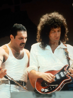 Freddie Mercury y Brian May